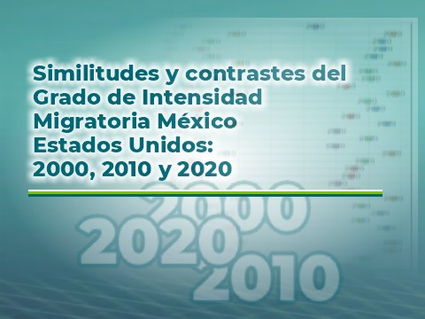 Similitudes y contrastes del Grado de Intensidad Migratoria México Estados Unidos: 2000, 2010 y 2020